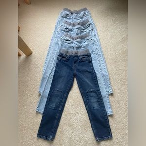 Lot of 4 Hanna Andersson size 130cm or 8 US jeans